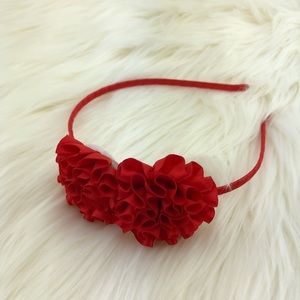 Accessories - Flower Headband with two ribbon clips handmade Accessories - Flower Headband with two ribbon clips handmade